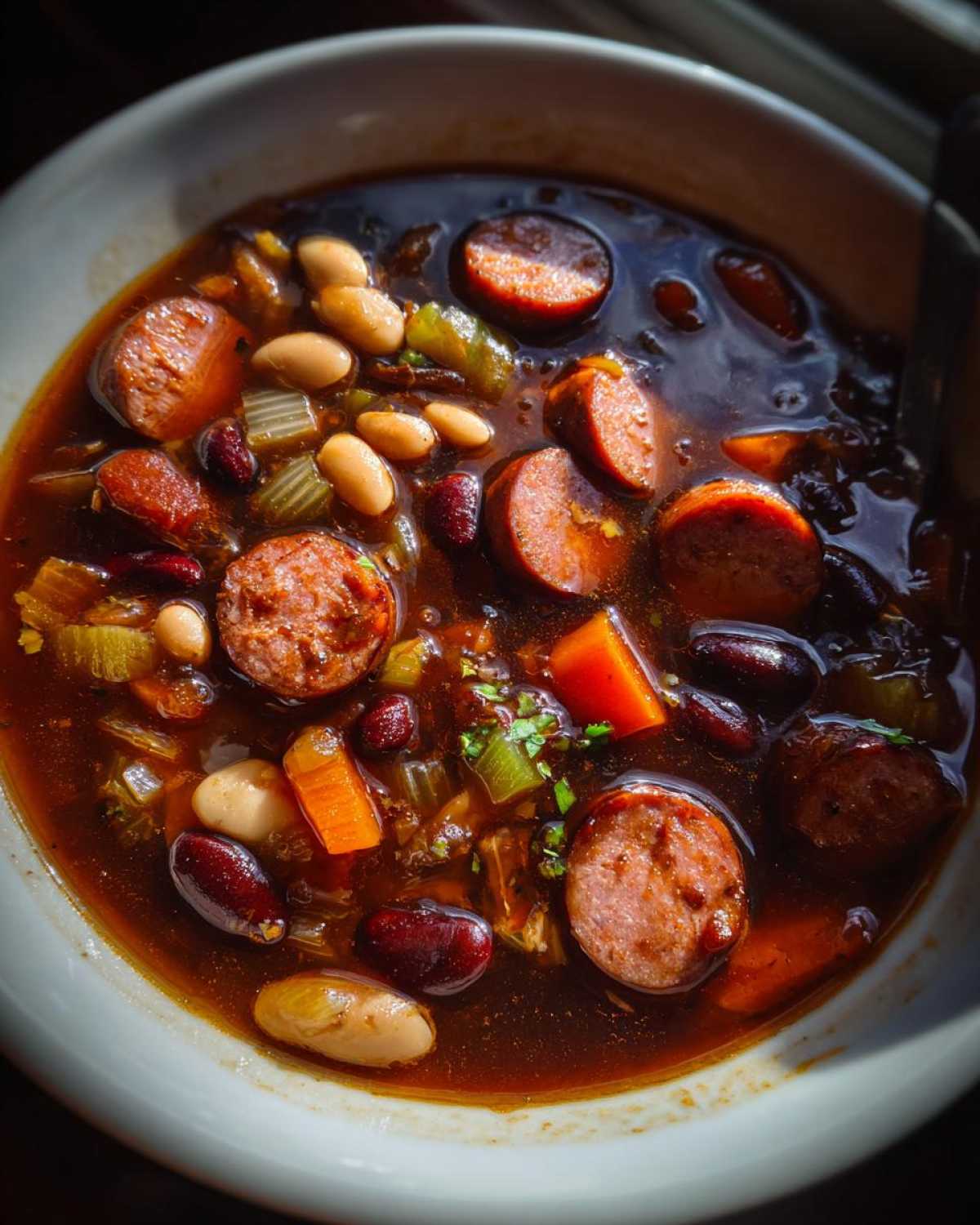 Cozy Kielbasa & 15 Bean Soup - detail 4