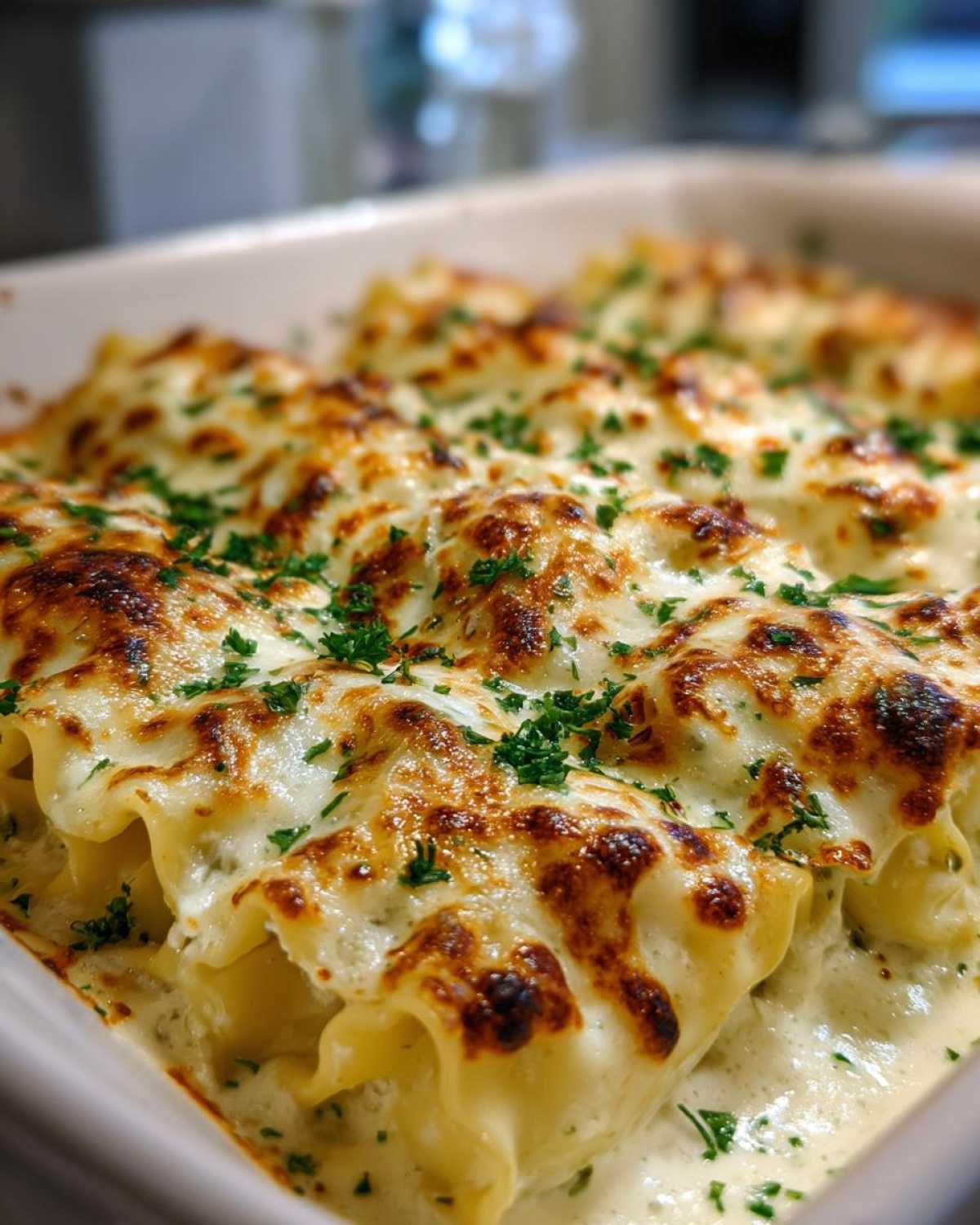 Creamy Alfredo Lasagna Roll Ups - detail 3