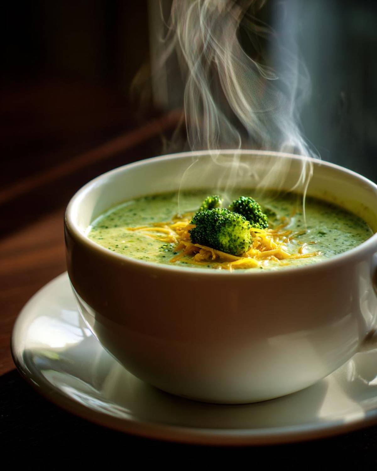Creamy Broccoli Cheddar Soup - detail 3