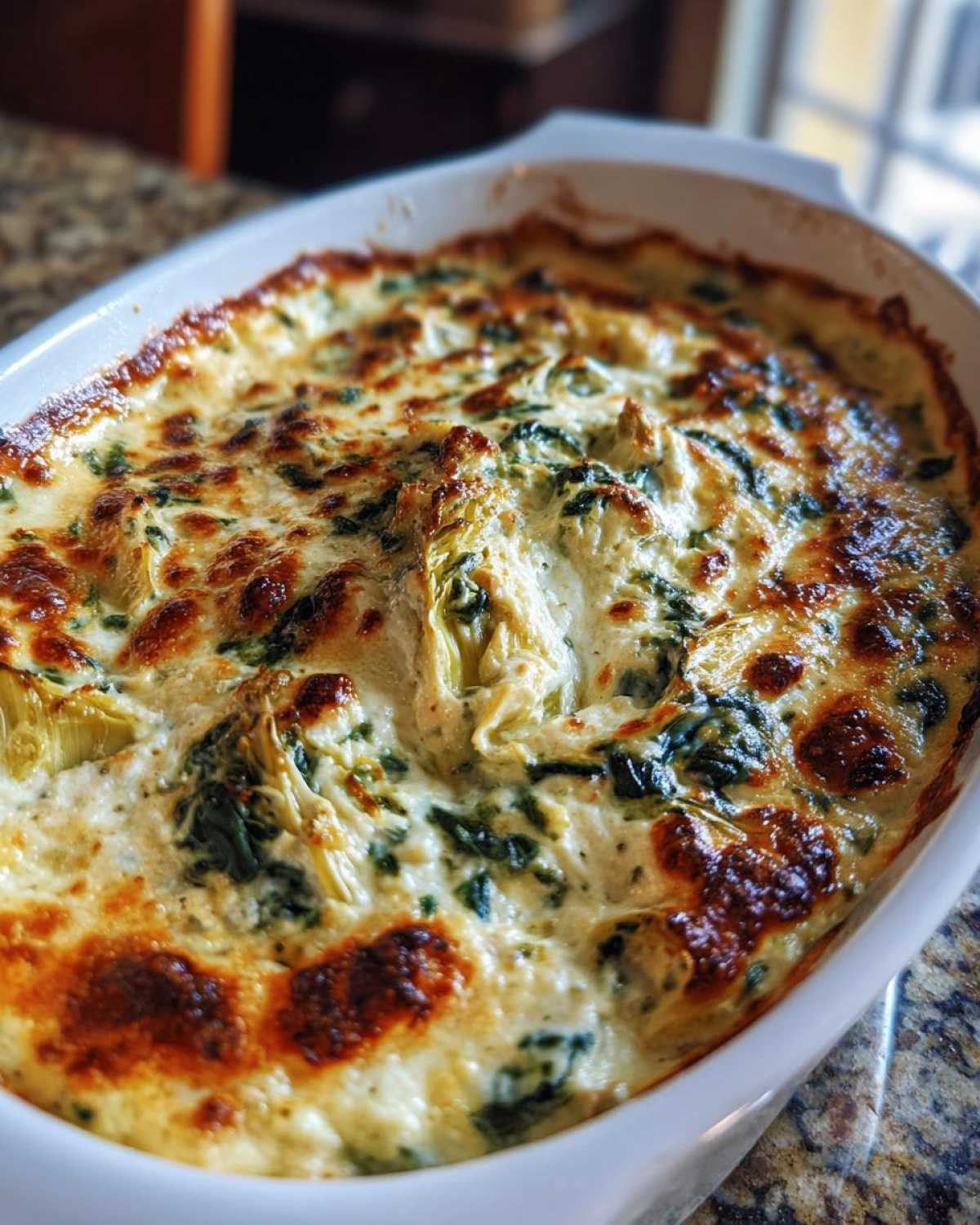 Creamy Spinach Artichoke Dip - detail 1