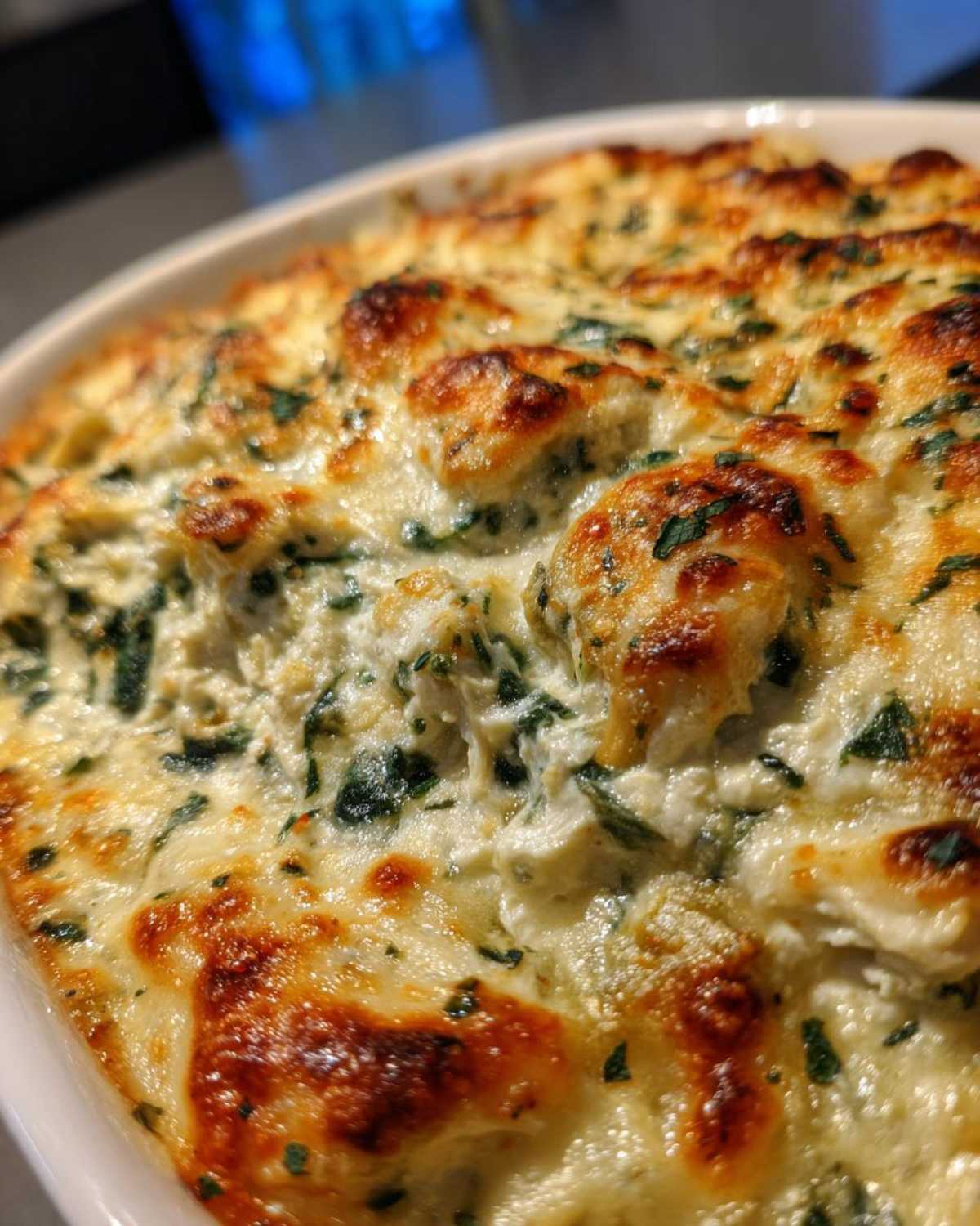 Creamy Spinach Artichoke Dip - detail 2