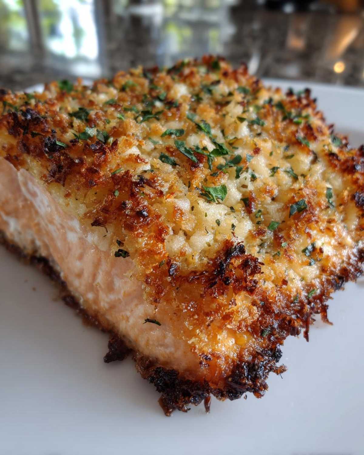 Crispy Parmesan Crusted Baked Salmon - detail 1