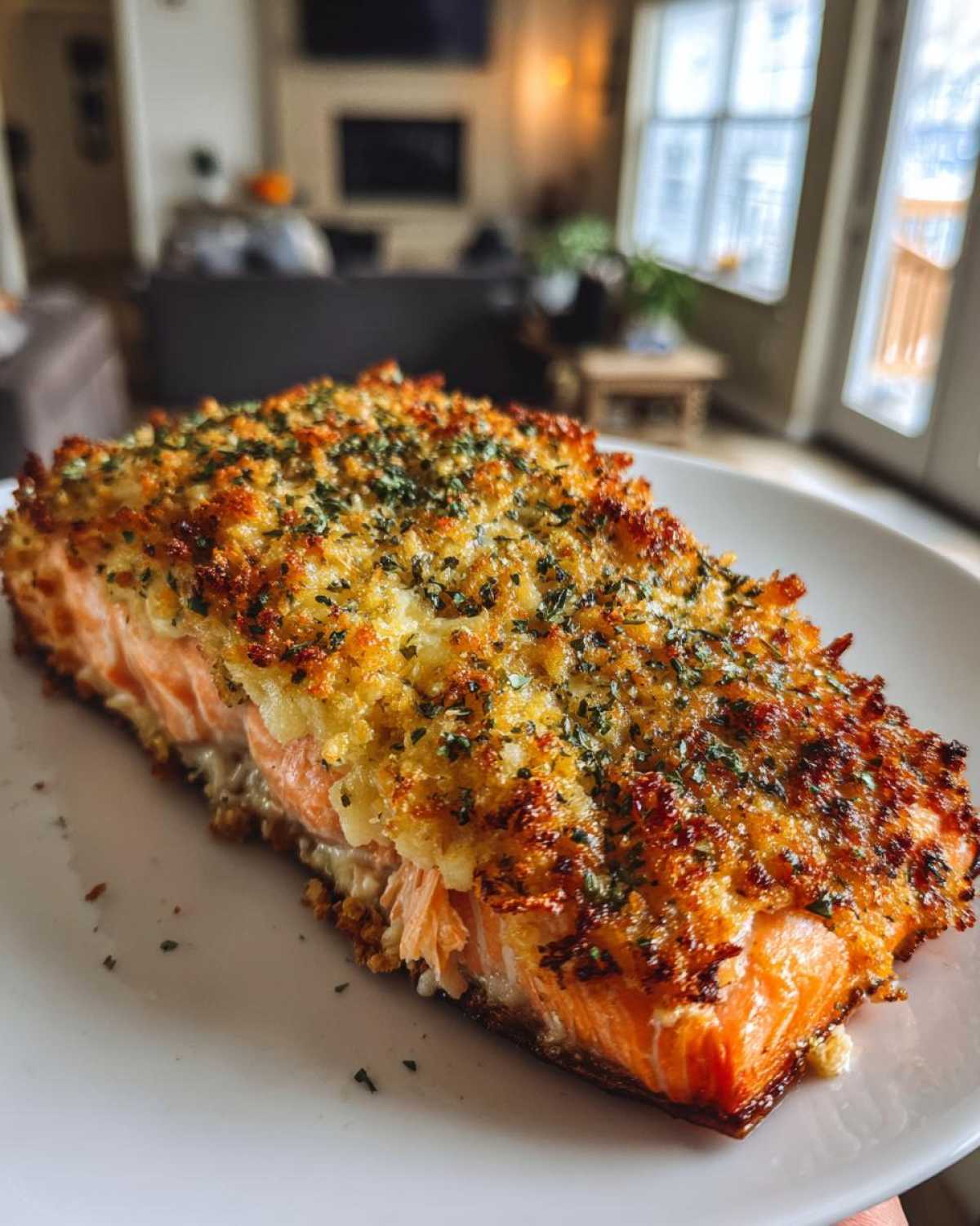 Crispy Parmesan Crusted Baked Salmon - detail 4
