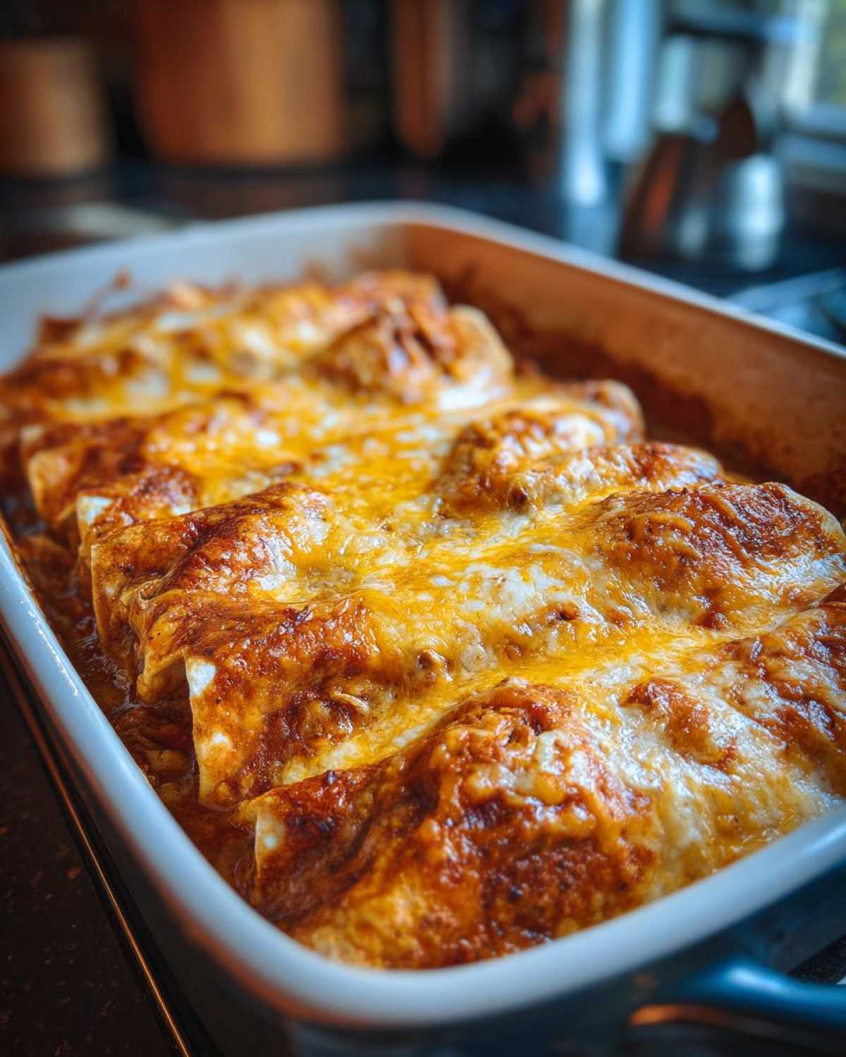 Easy Chicken Enchiladas - detail 2
