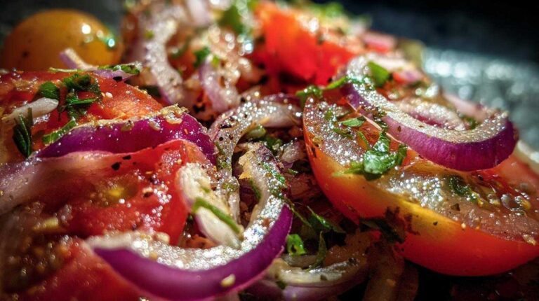 Fresh Tomato & Onion Salad