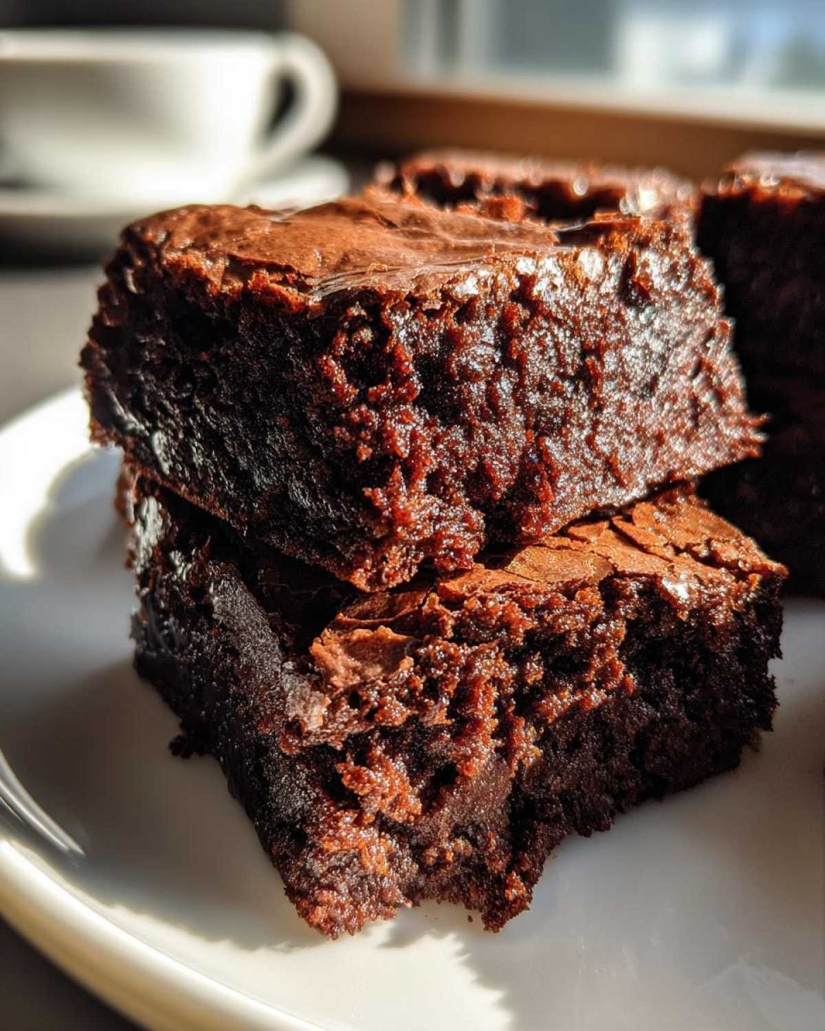 Fudgy Homemade Brownies - detail 2