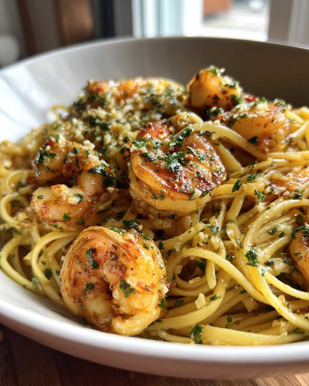 Garlic Butter Shrimp Pasta - detail 3