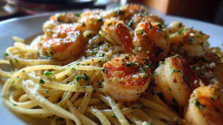 Garlic Butter Shrimp Pasta
