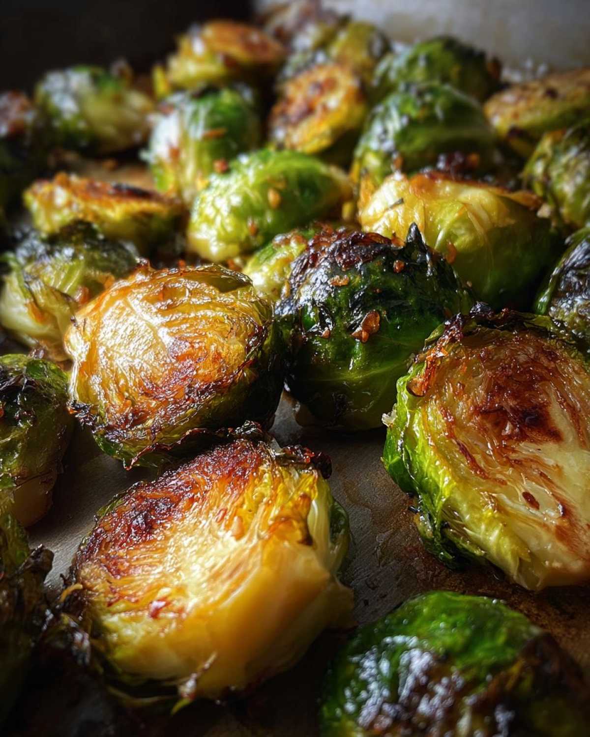 Garlic Roasted Brussels Sprouts - detail 3