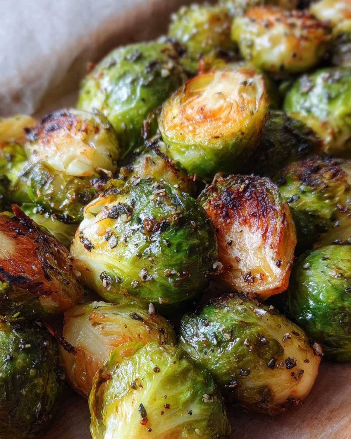 Garlic Roasted Brussels Sprouts - detail 4