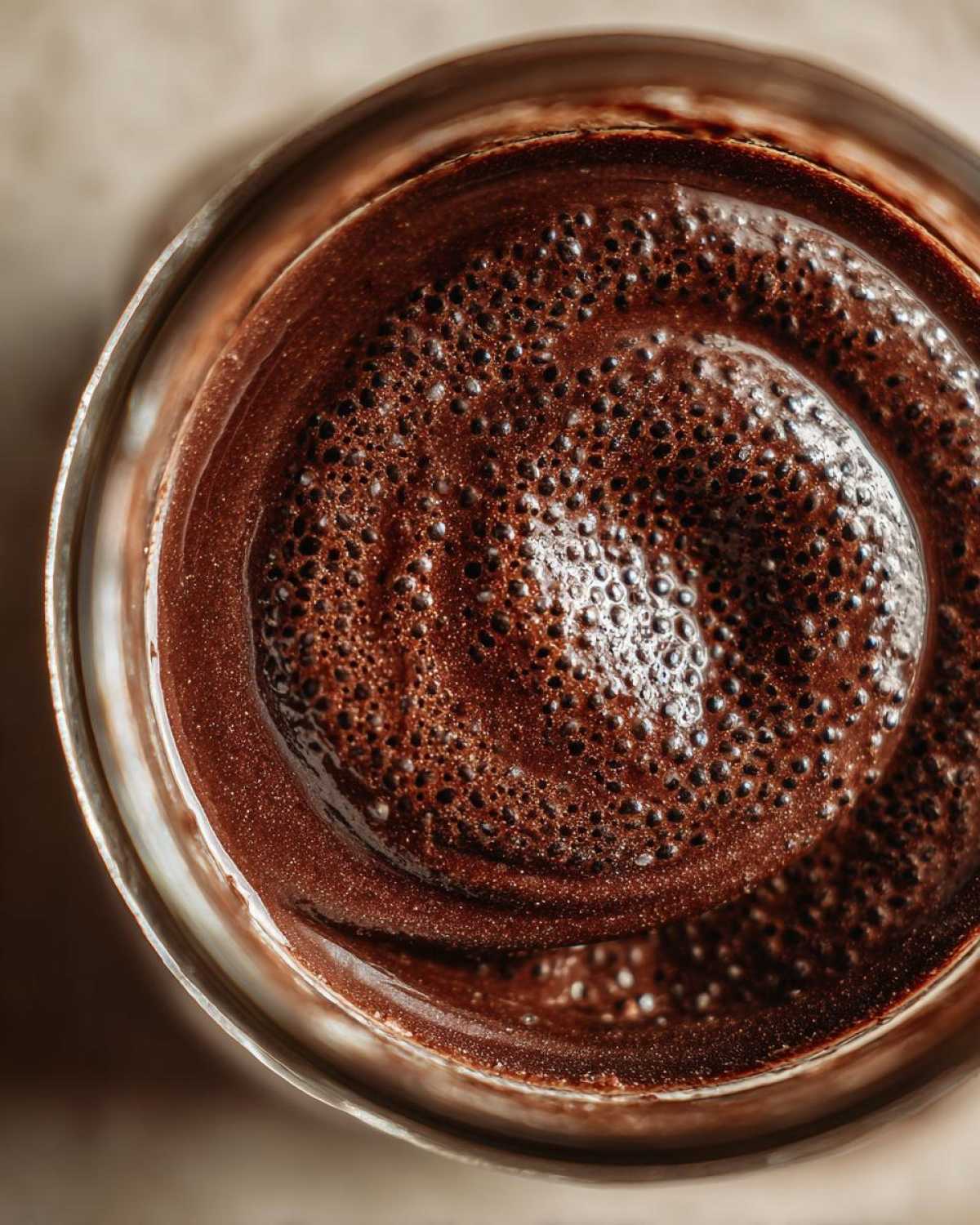 High-Protein Chocolate Chia Pudding (Healthy Dessert) - detail 1