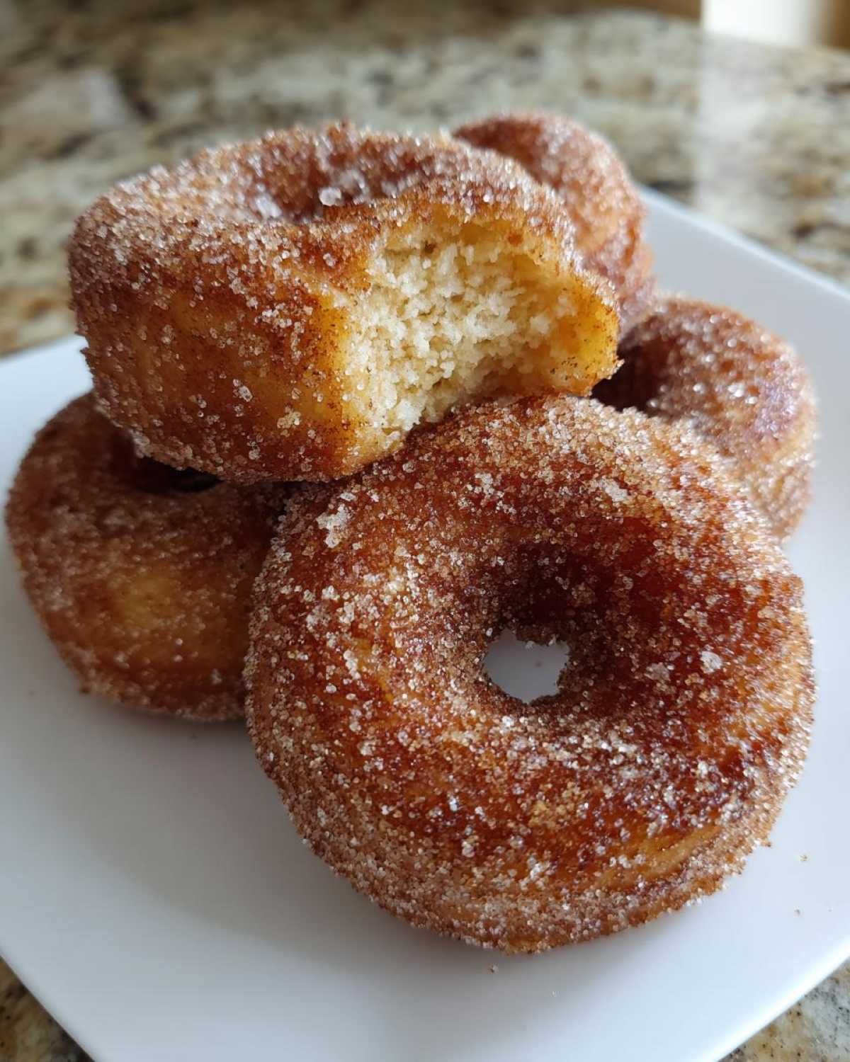 Homemade Cinnamon Sugar Donuts - detail 1
