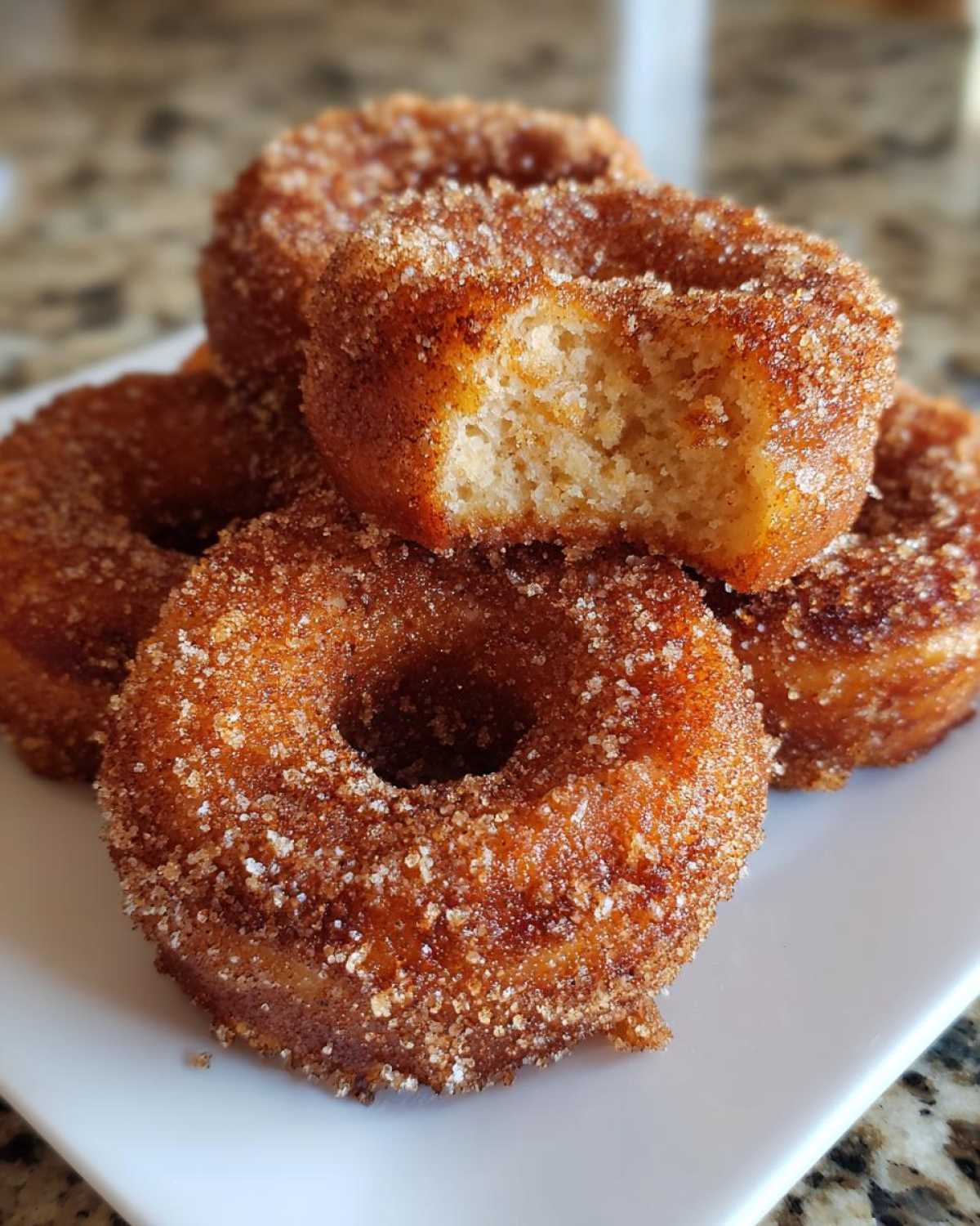 Homemade Cinnamon Sugar Donuts - detail 2