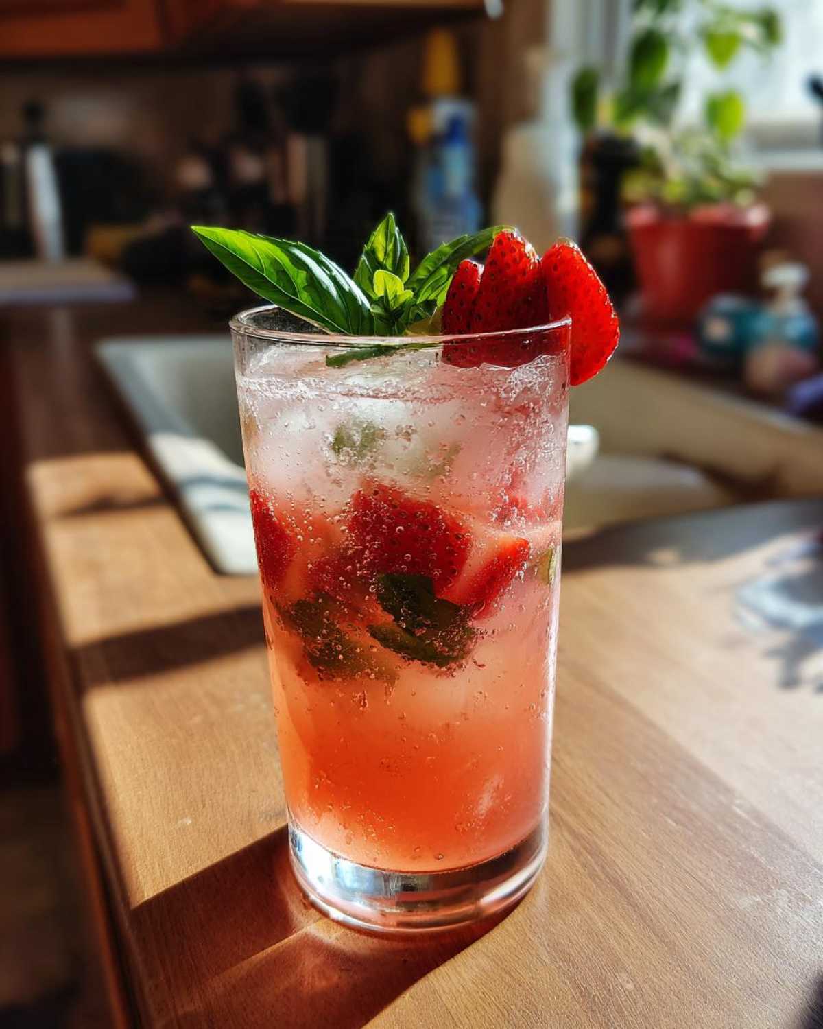 Homemade Strawberry Basil Lemonade (Refreshing Twist) - detail 3