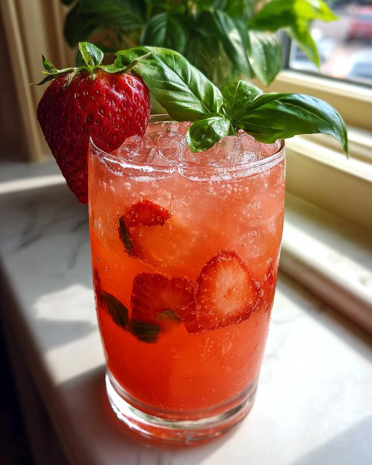 Homemade Strawberry Basil Lemonade (Refreshing Twist) - detail 4