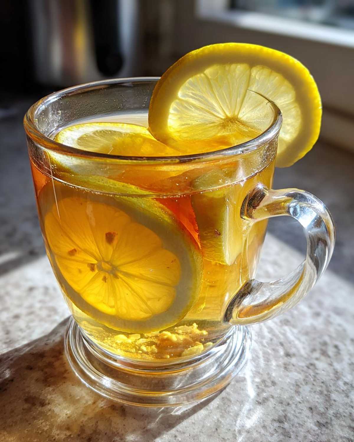 Honey Lemon Ginger Tea (Cozy Cold Remedy) - detail 4
