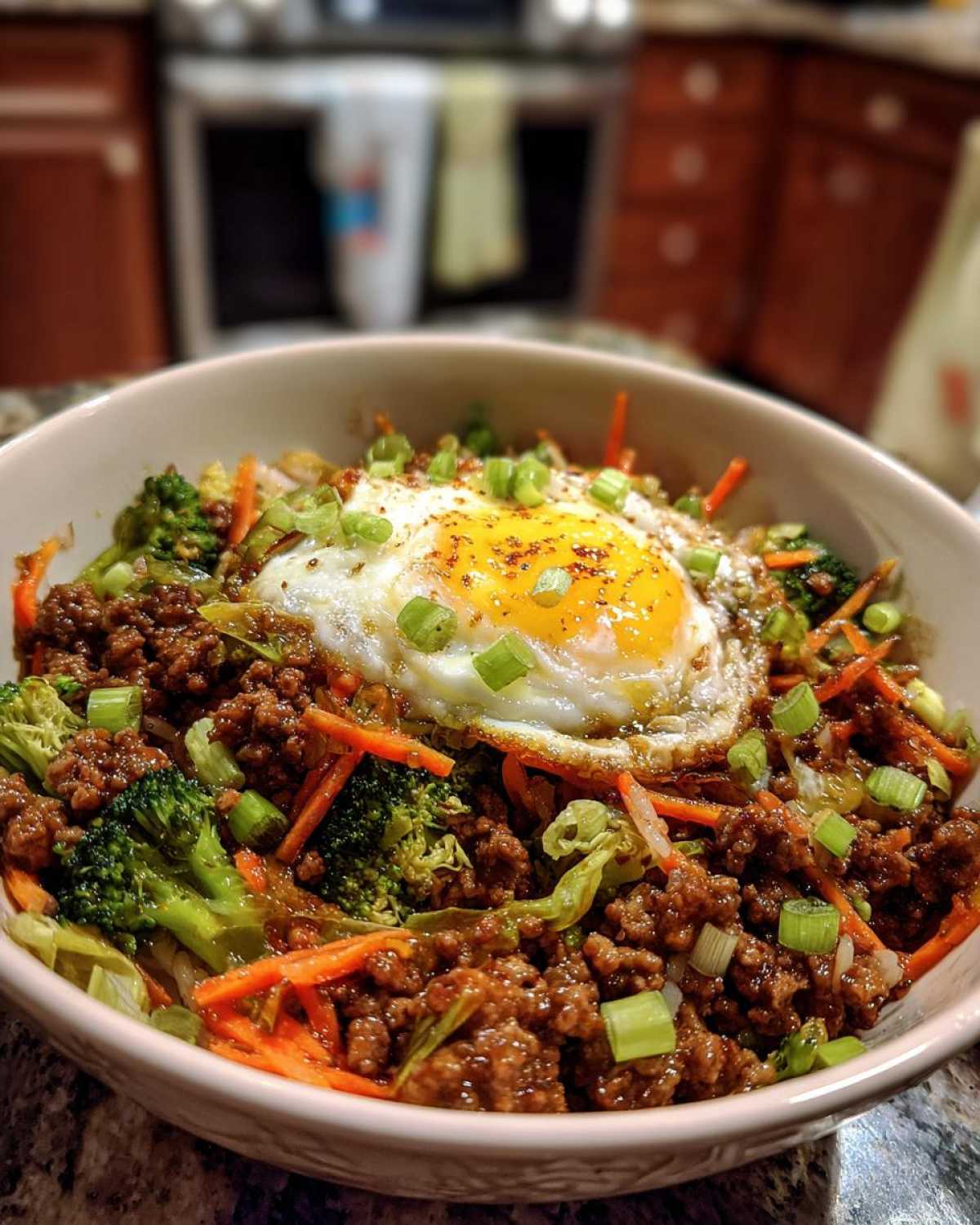 Inside-Out Egg Roll Bowl - detail 2