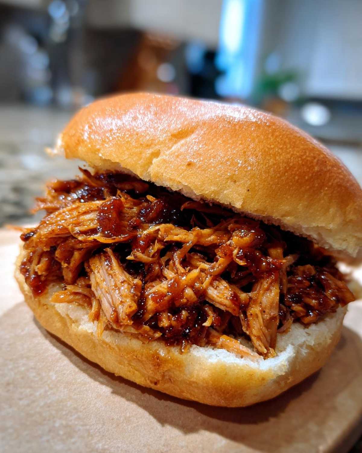 Juicy BBQ Pulled Pork Sandwiches - detail 2