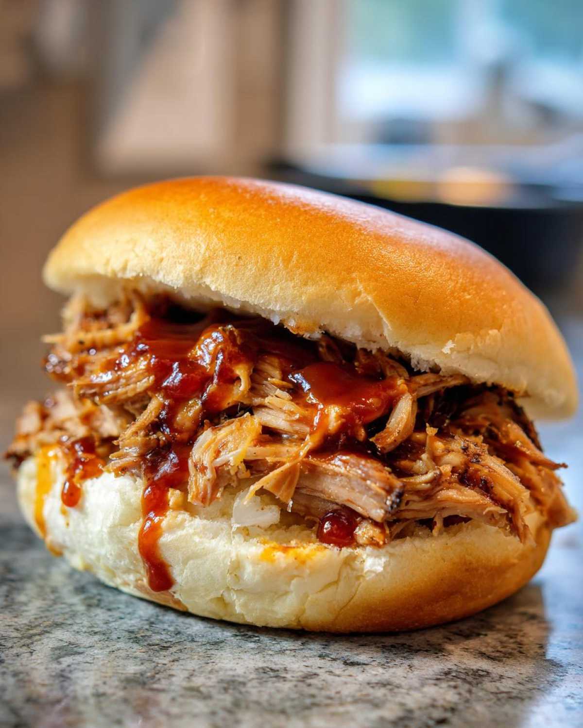 Juicy BBQ Pulled Pork Sandwiches - detail 3
