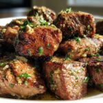 Juicy Garlic Butter Steak Bites