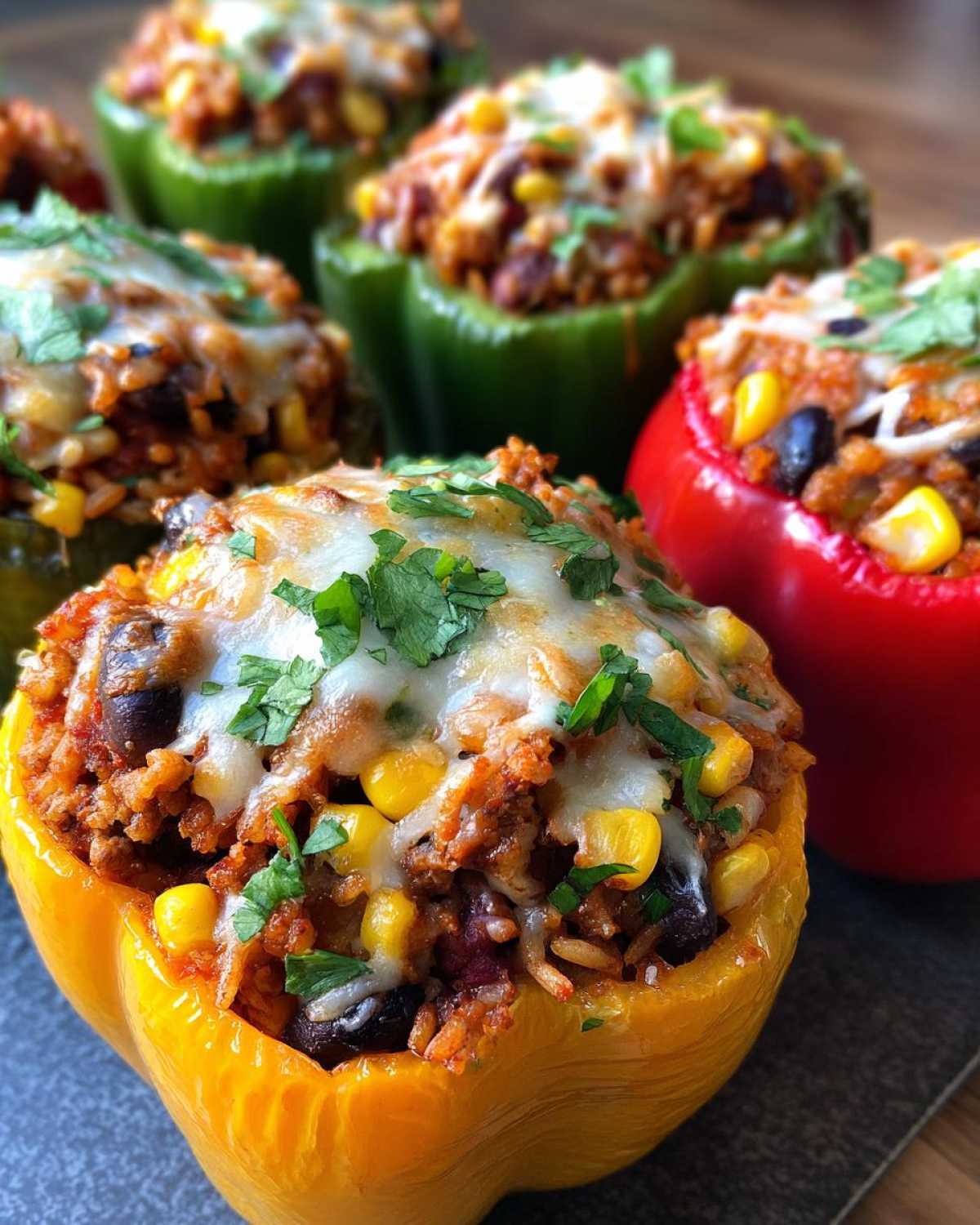 Mexican-Style Stuffed Bell Peppers (Healthy & Filling) - detail 4