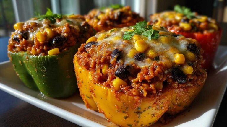 Flavorful Mexican Stuffed Peppers: 5 Stars Mexican-Style Stuffed Bell Peppers (Healthy & Filling)