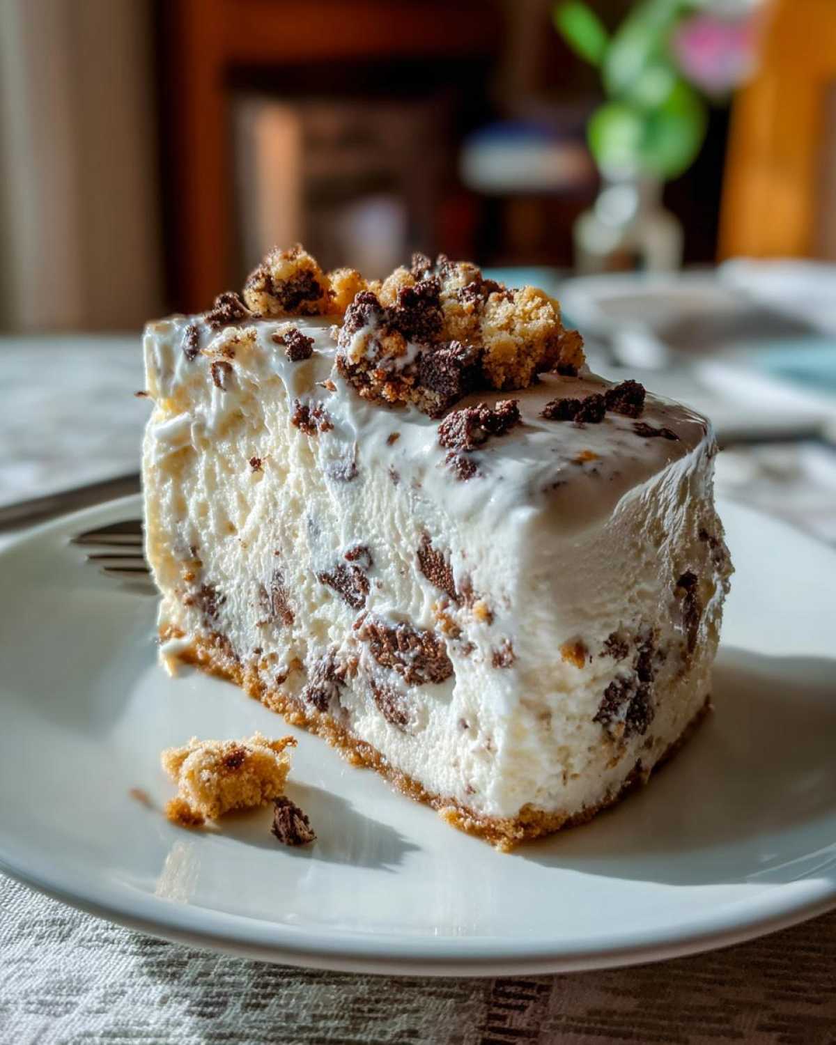 Mint Chocolate Chip Ice Cream Cake (No-Churn Recipe) - detail 2
