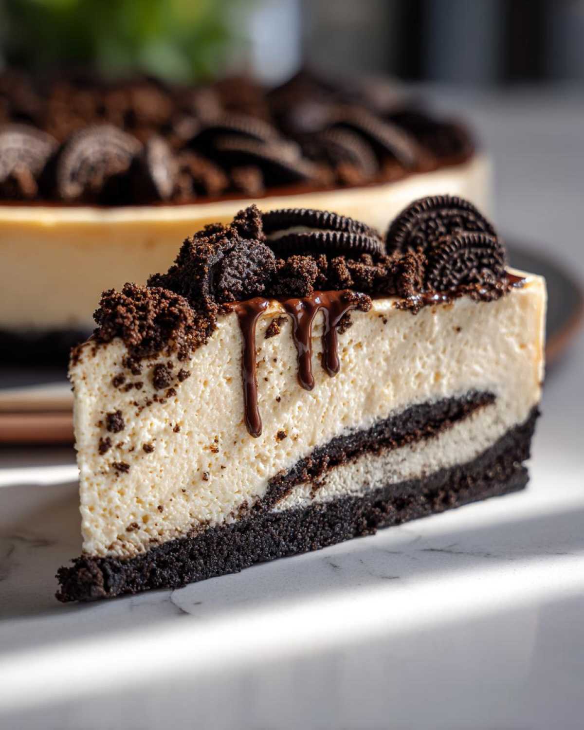 No-Bake Oreo Cheesecake - detail 2