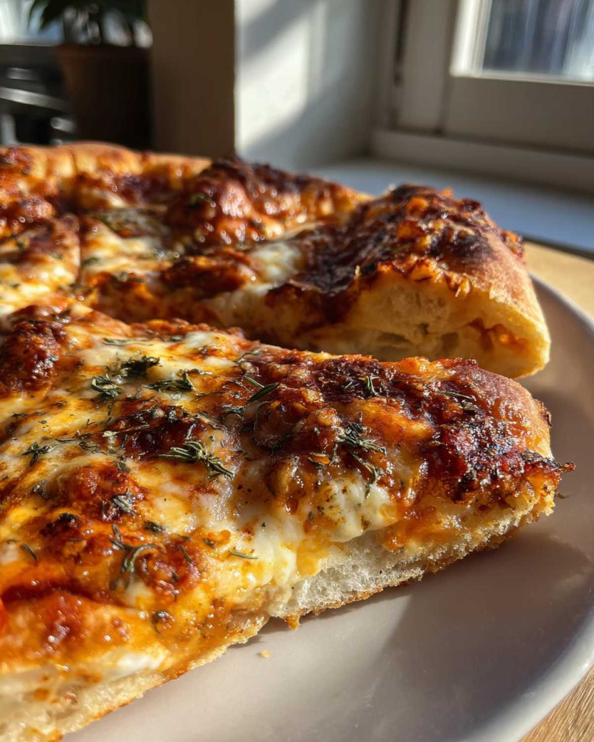 No-Knead 1-Hour Skillet Pizza (Fast Homemade Pizza) - detail 3