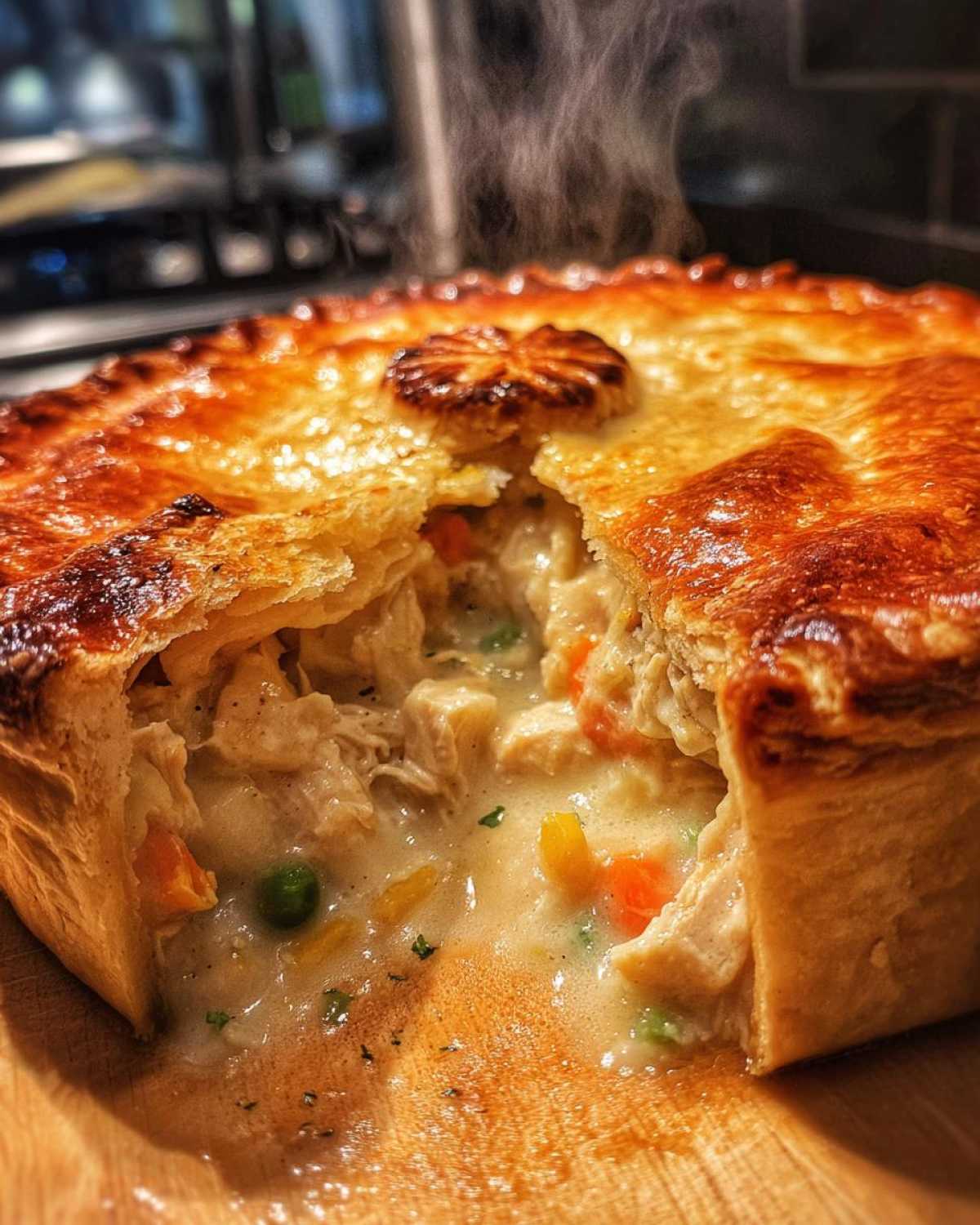 Rotisserie Chicken Pot Pie (Shortcut Comfort Food) - detail 1