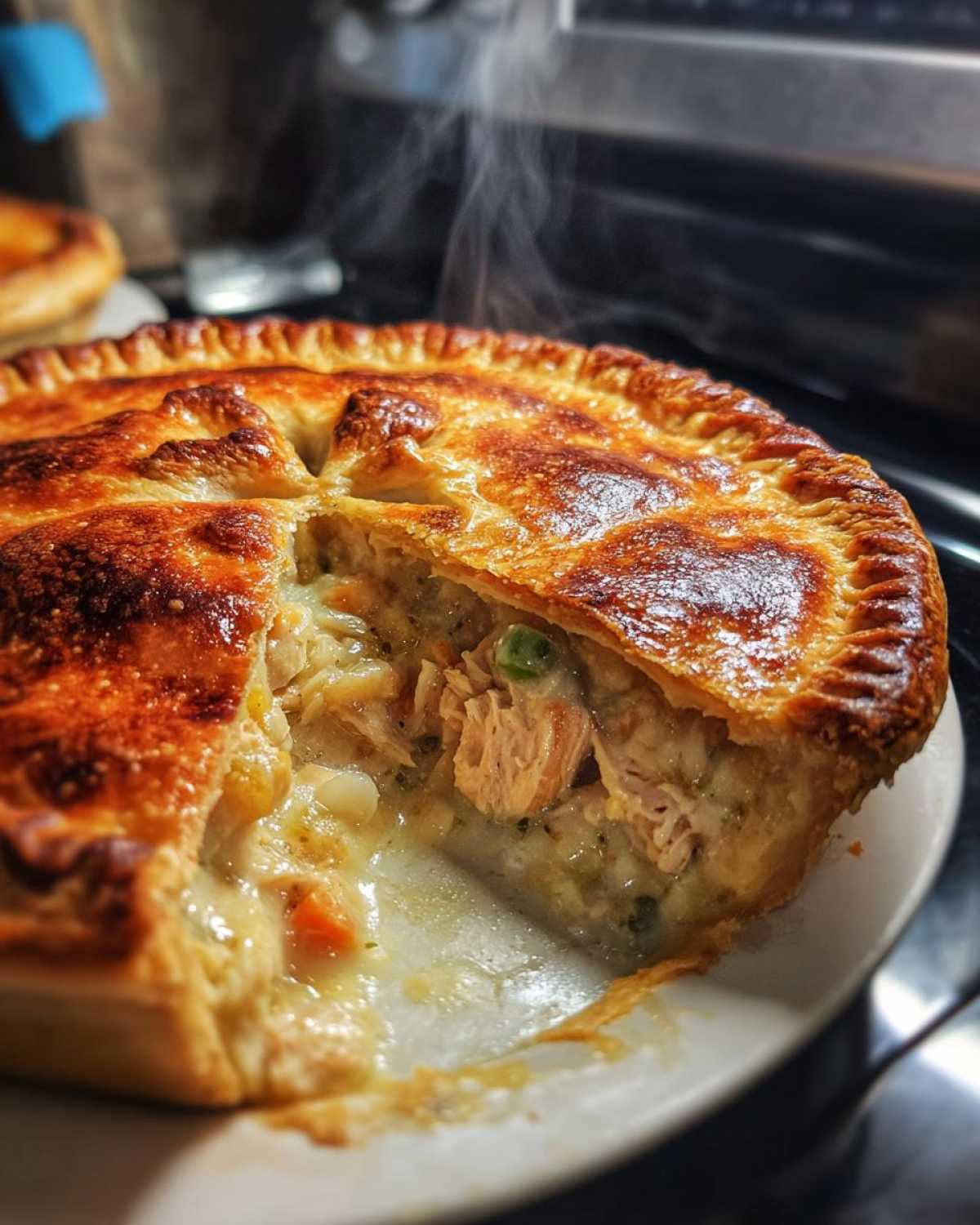Rotisserie Chicken Pot Pie (Shortcut Comfort Food) - detail 2