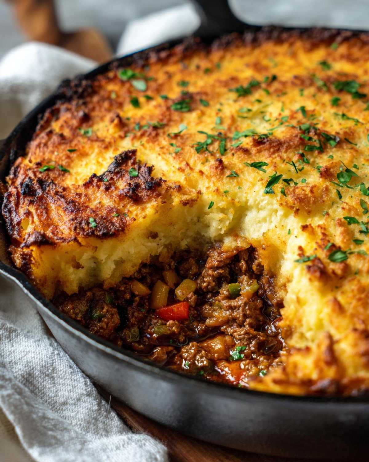 Skillet Shepherd's Pie with a Twist - detail 1