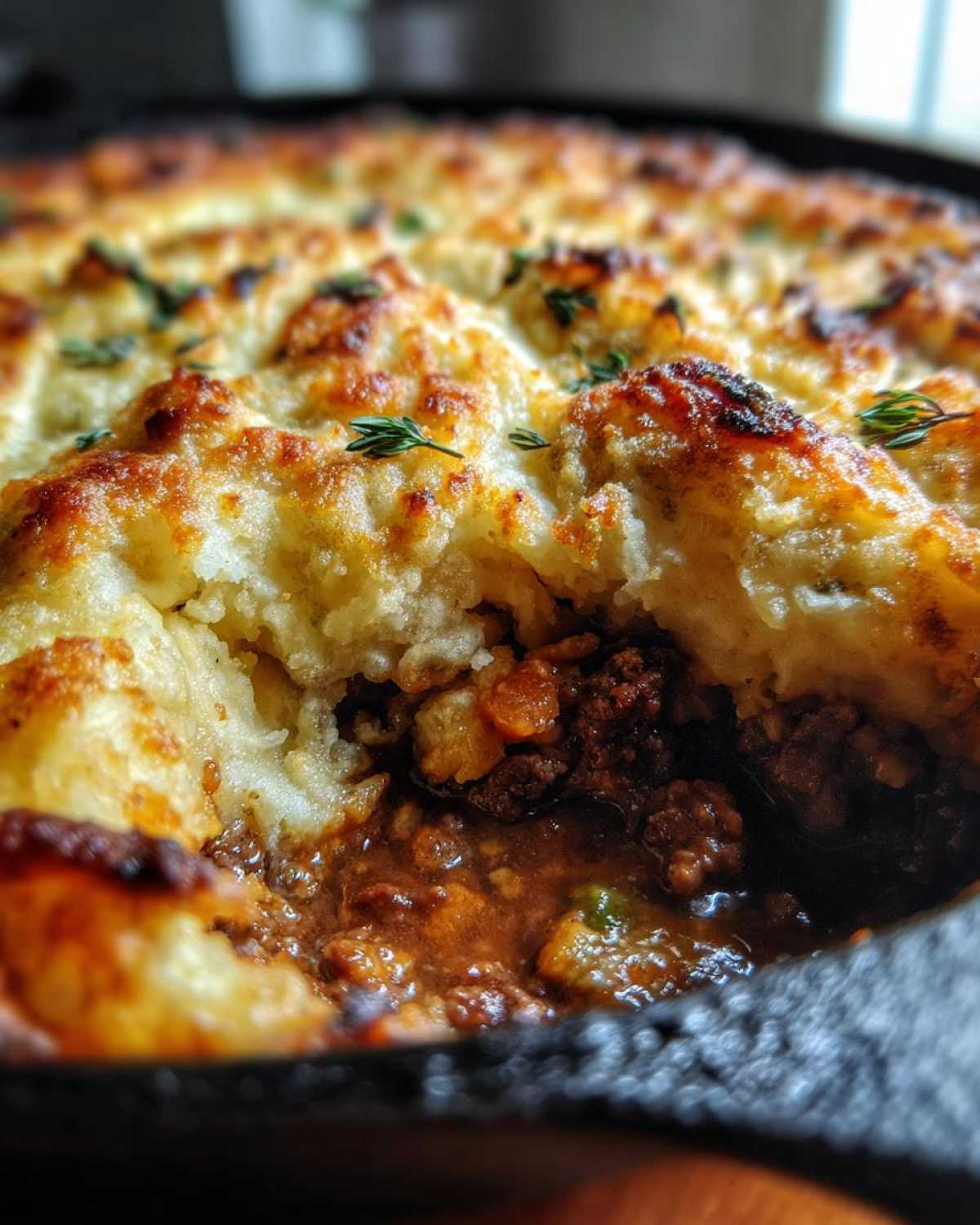Skillet Shepherd's Pie with a Twist - detail 2