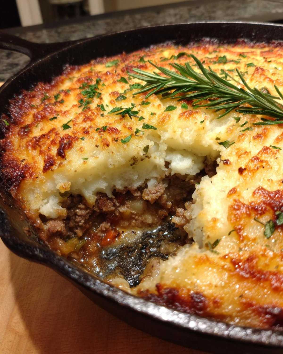 Skillet Shepherd's Pie with a Twist - detail 3