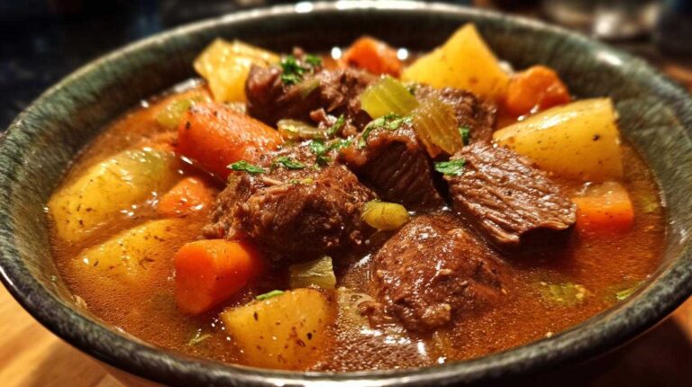 Slow Cooker Beef Stew with a Secret Ingredient