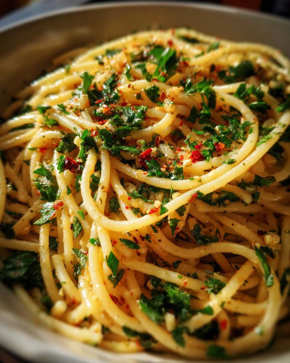 Spaghetti Aglio e Olio - detail 1