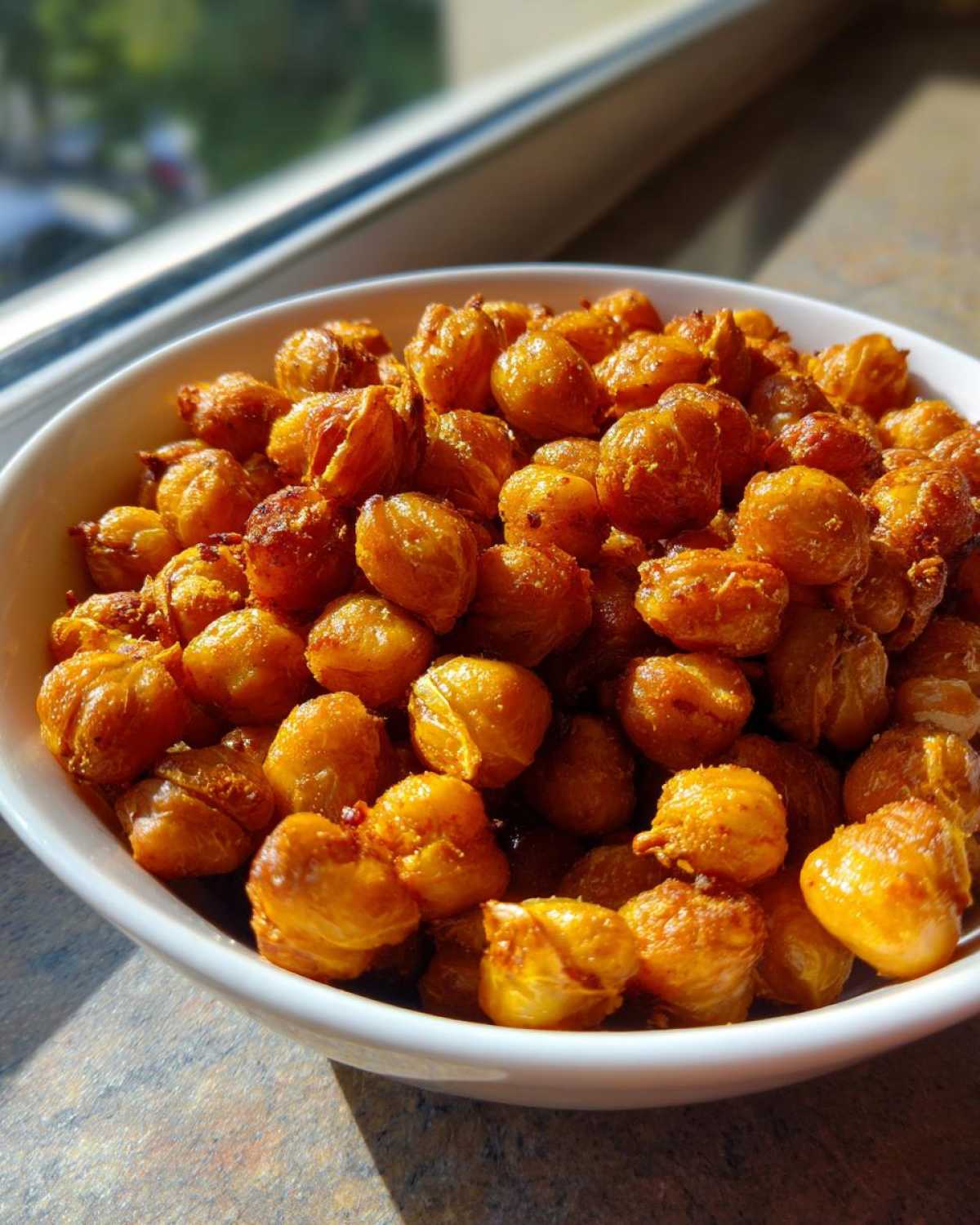 Spicy Roasted Chickpeas (High-Protein Crunch) - detail 1