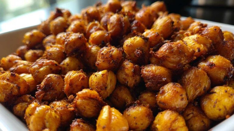 Spicy Roasted Chickpeas (High-Protein Crunch)