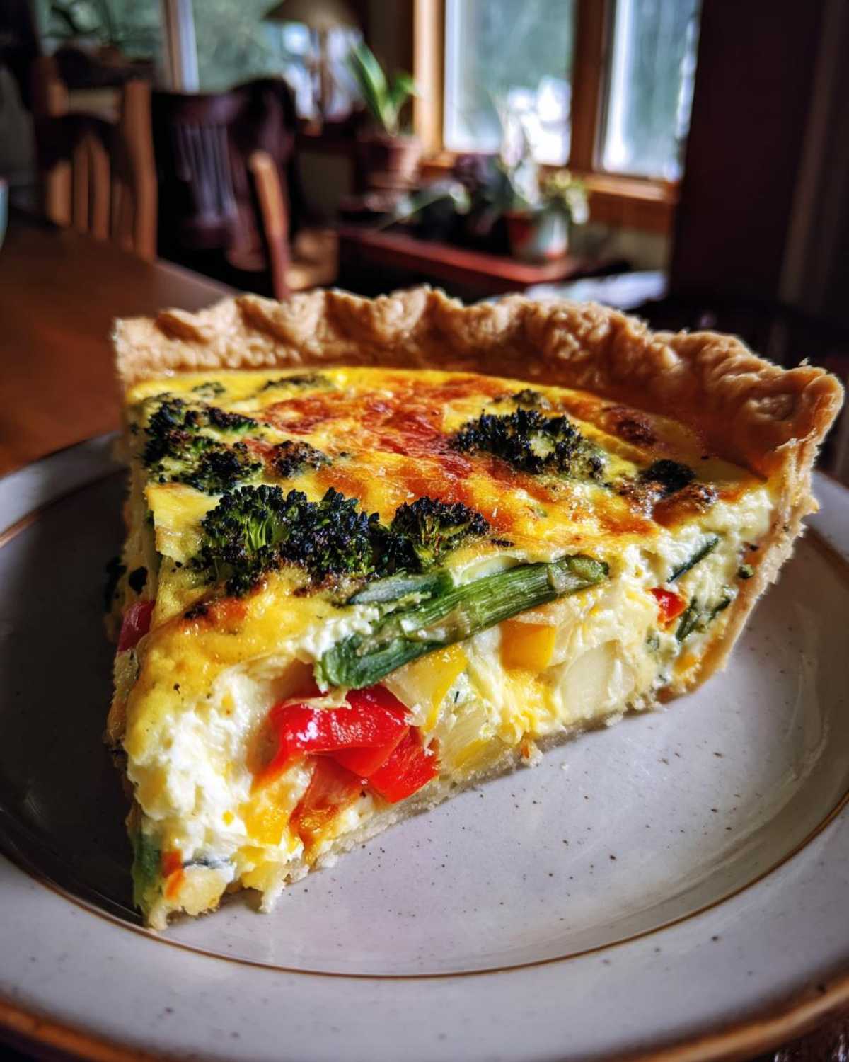 Spring Veggie Quiche (Easter Brunch Delight) - detail 4