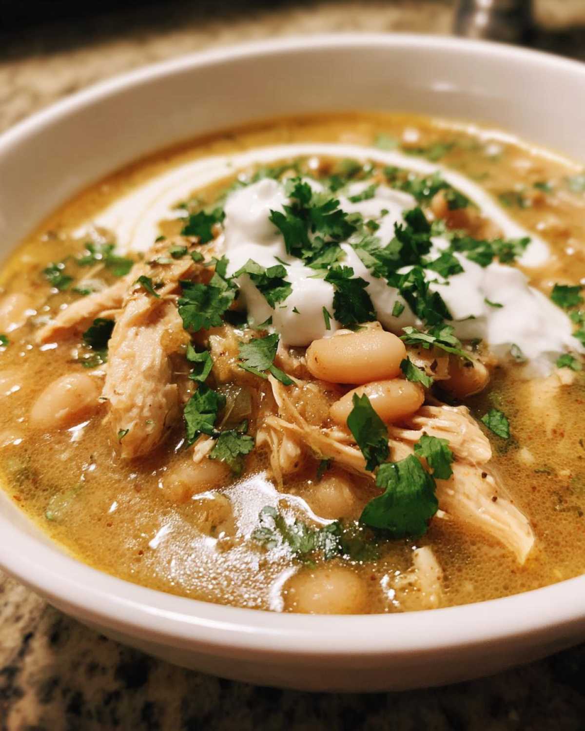 Stovetop White Chicken Chili (One Pot Wonder) - detail 2