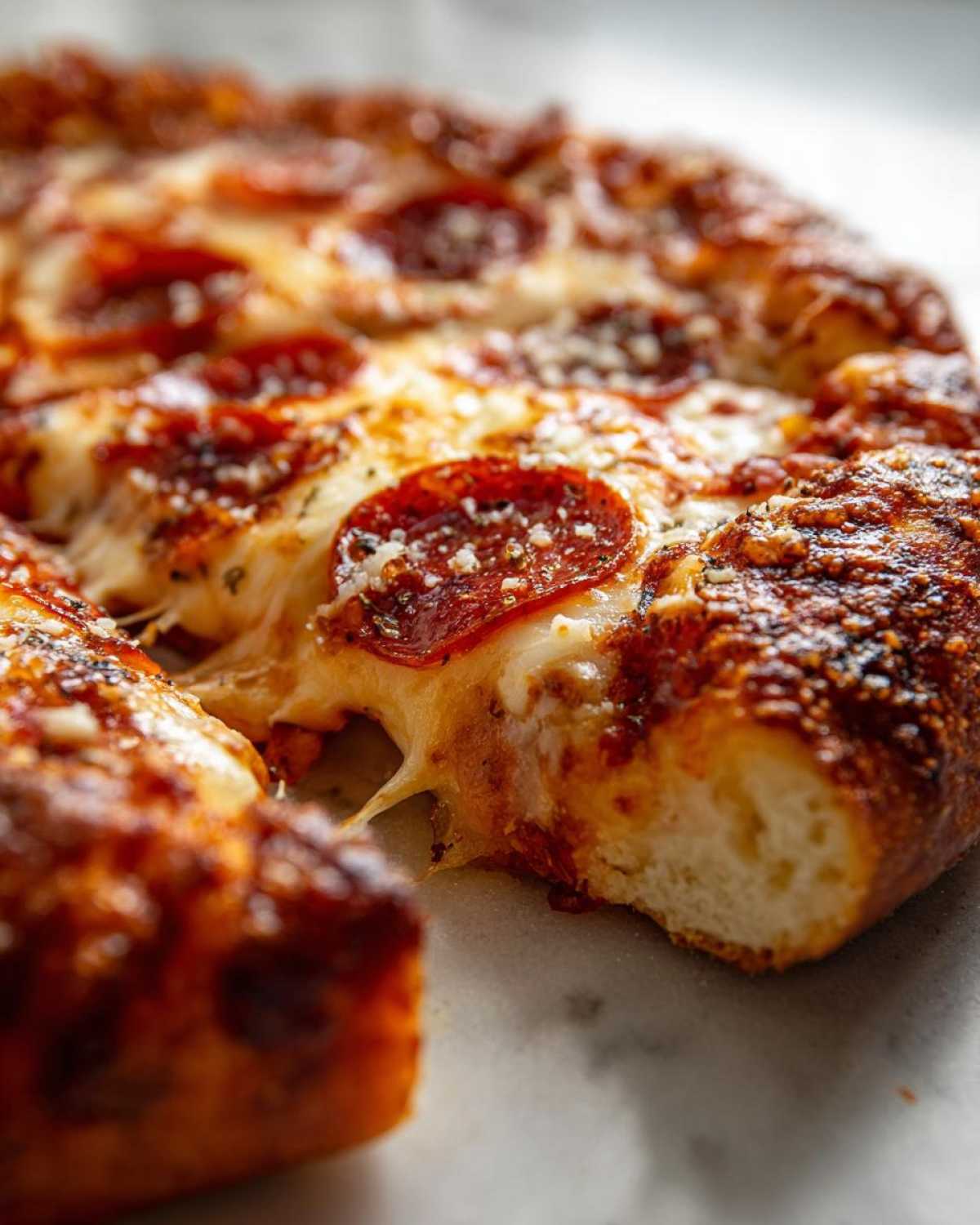 Stuffed Crust Skillet Pizza (Cheesy Hack at Home) - detail 4
