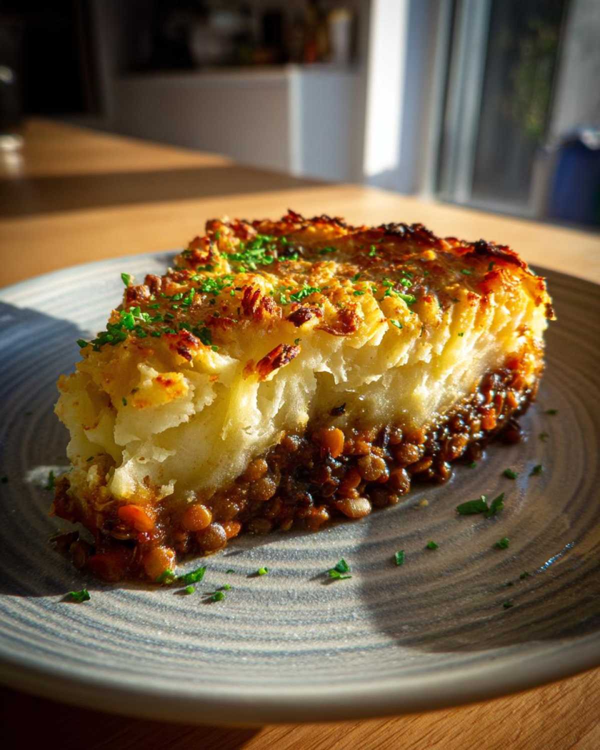 Vegan Lentil Shepherd's Pie (Plant-Powered Comfort) - detail 2