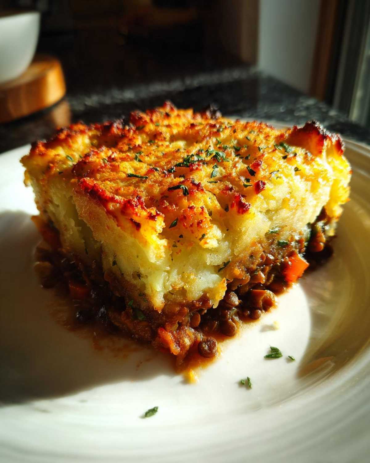 Vegan Lentil Shepherd's Pie (Plant-Powered Comfort) - detail 4