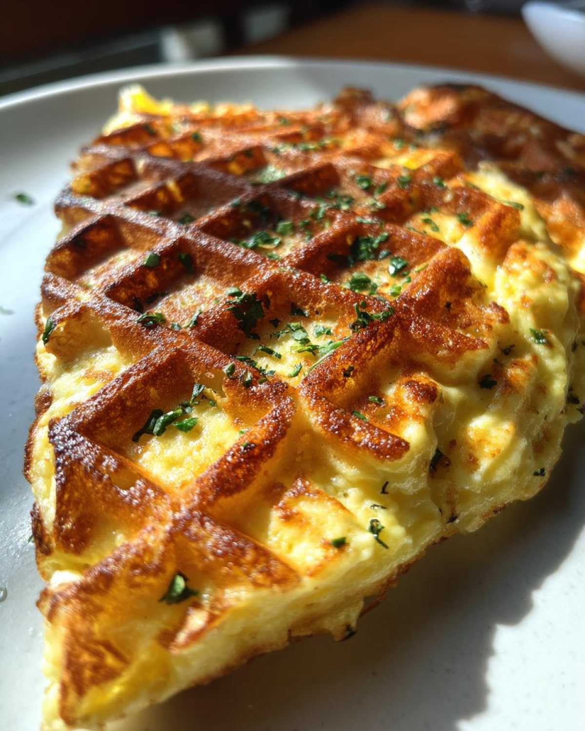 Waffle Iron Omelette (Breakfast in 5 Minutes) - detail 2
