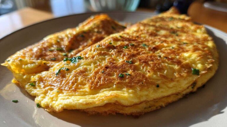 Waffle Iron Omelette (Breakfast in 5 Minutes)