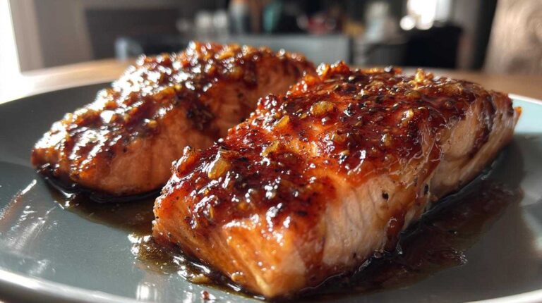 5-Ingredient Honey Garlic Salmon (Easy Weeknight Meal)