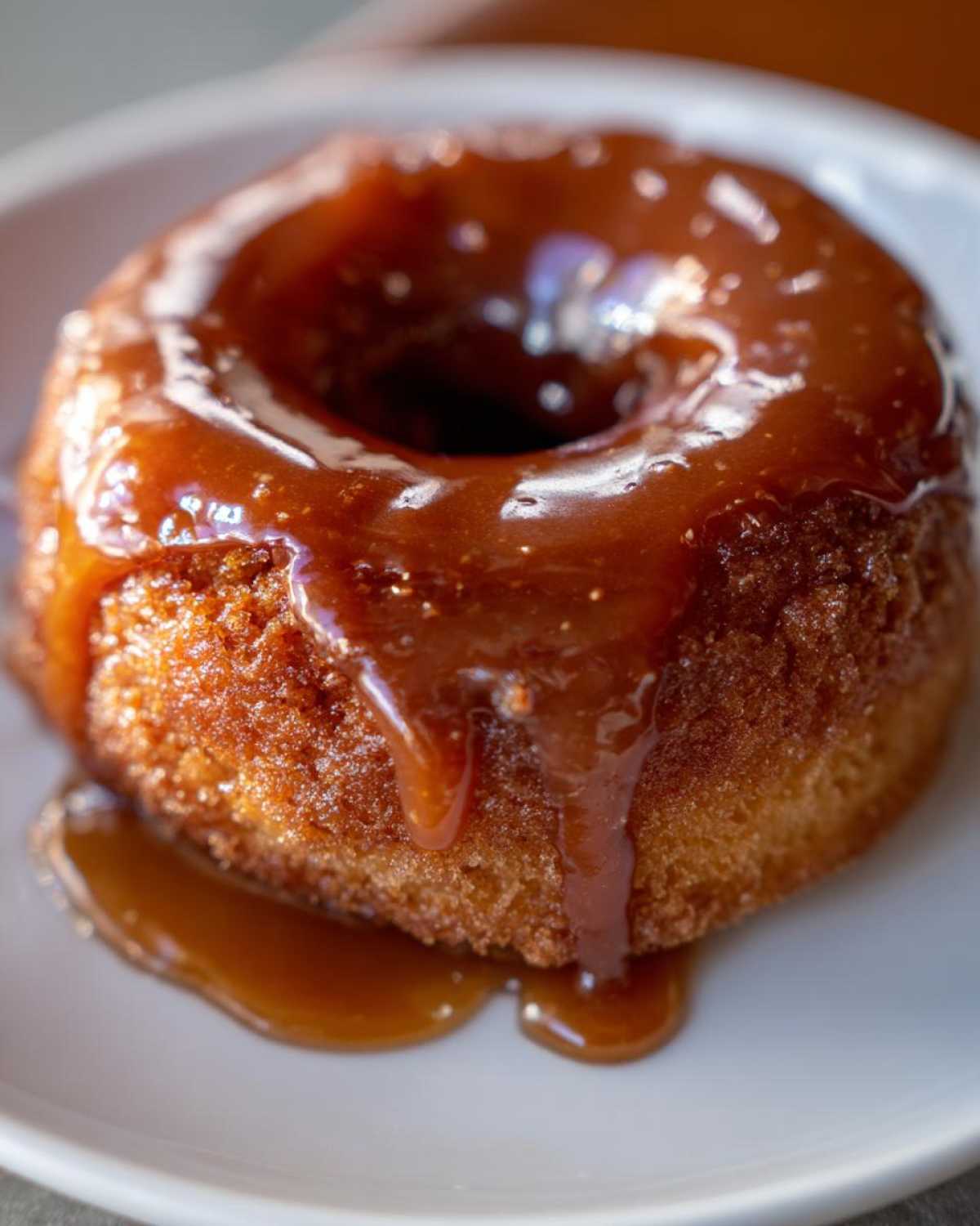 Caramel Apple Cider Doughnuts (Homemade Autumn Treat) - detail 1