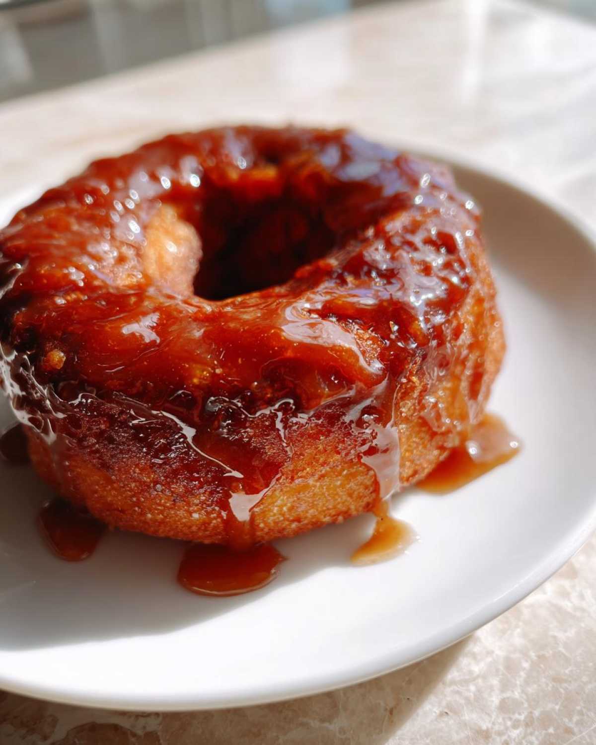 Caramel Apple Cider Doughnuts (Homemade Autumn Treat) - detail 3