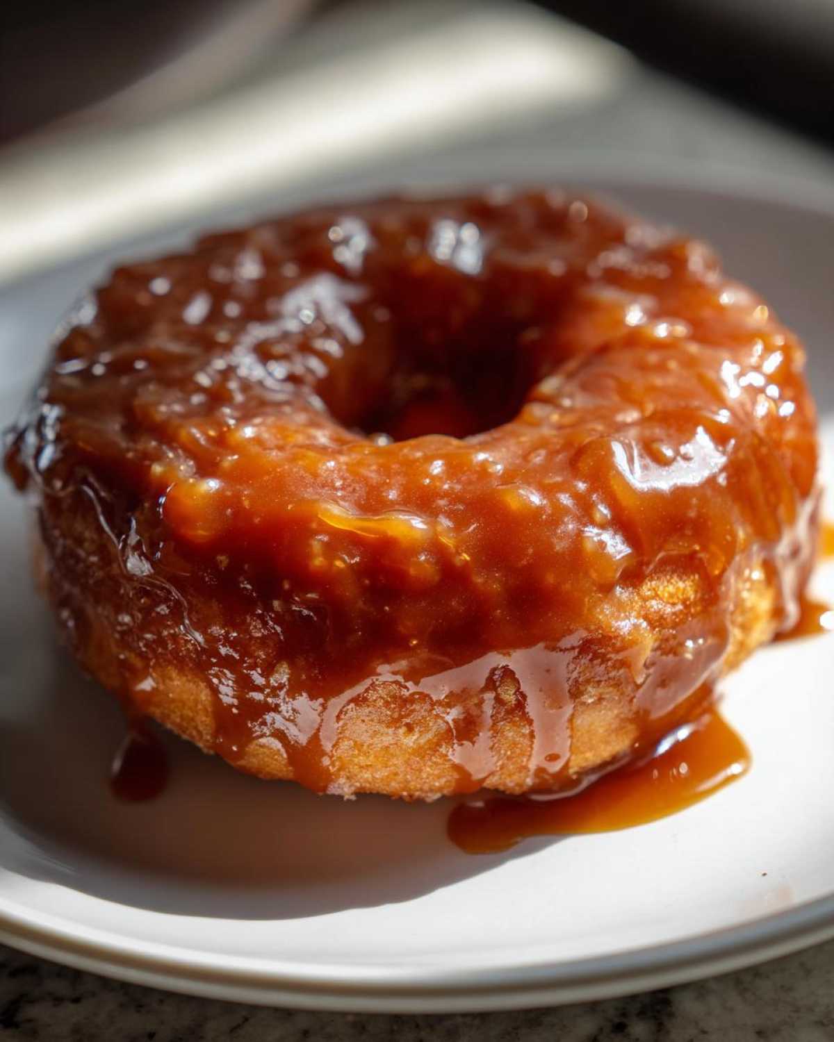 Caramel Apple Cider Doughnuts (Homemade Autumn Treat) - detail 4
