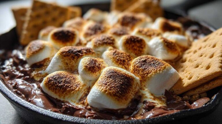 Skillet S'mores Dip (Campfire Flavor Indoors)